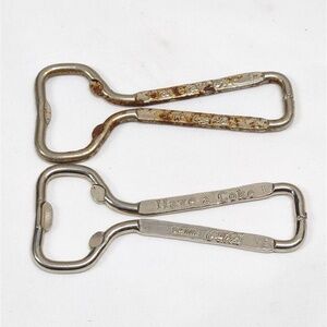 Vintage Coke Bottle Openers (2)